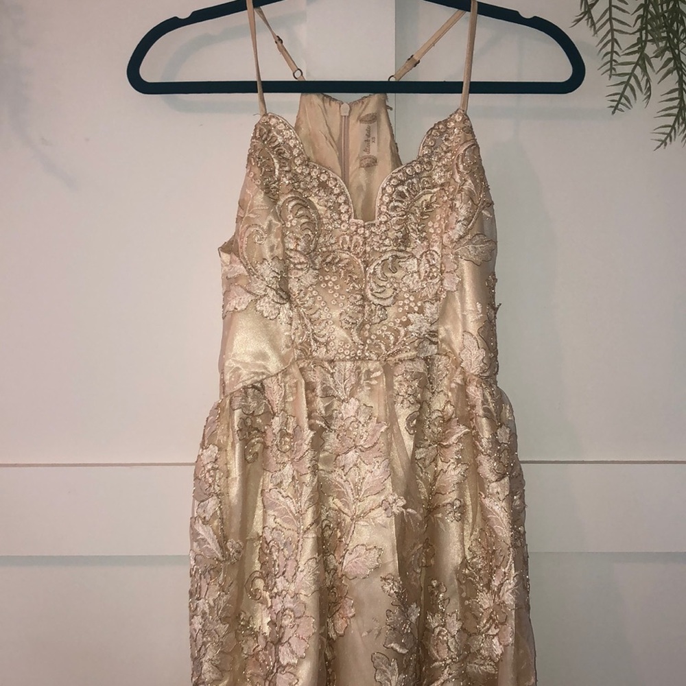 Gold Altar’d State dress XS